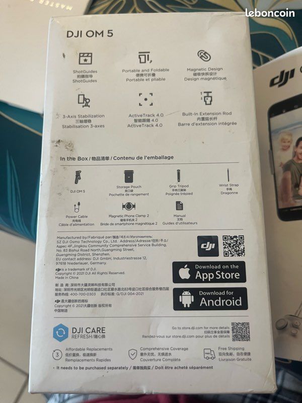 Stabilisateur portable Dji OM 5 photos vidéos Quasi Neuf (image 2)
