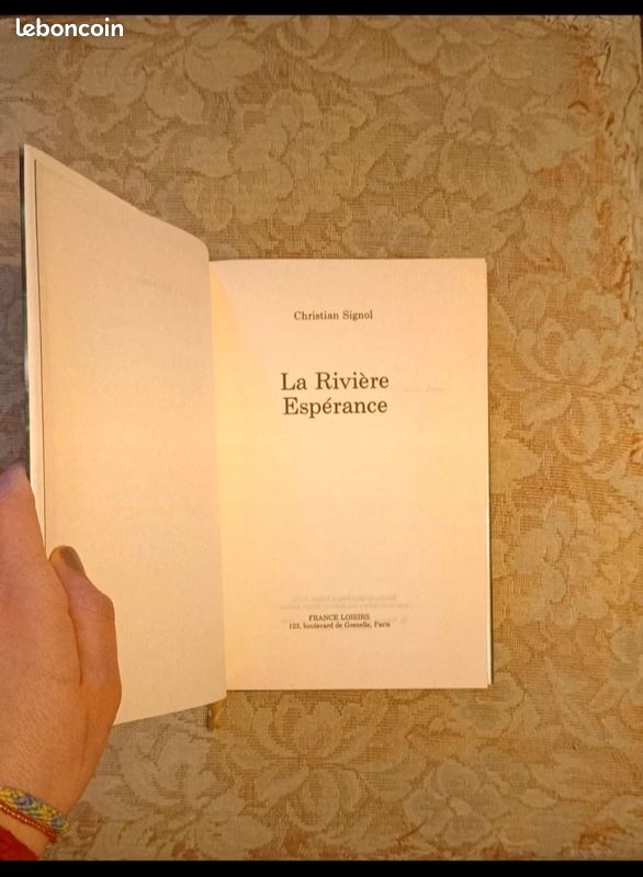 Livre La Rivière Espérance de Christian Signol (image 4)