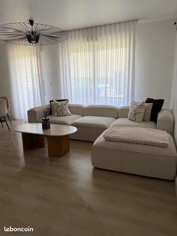Canapé beige (image 2)