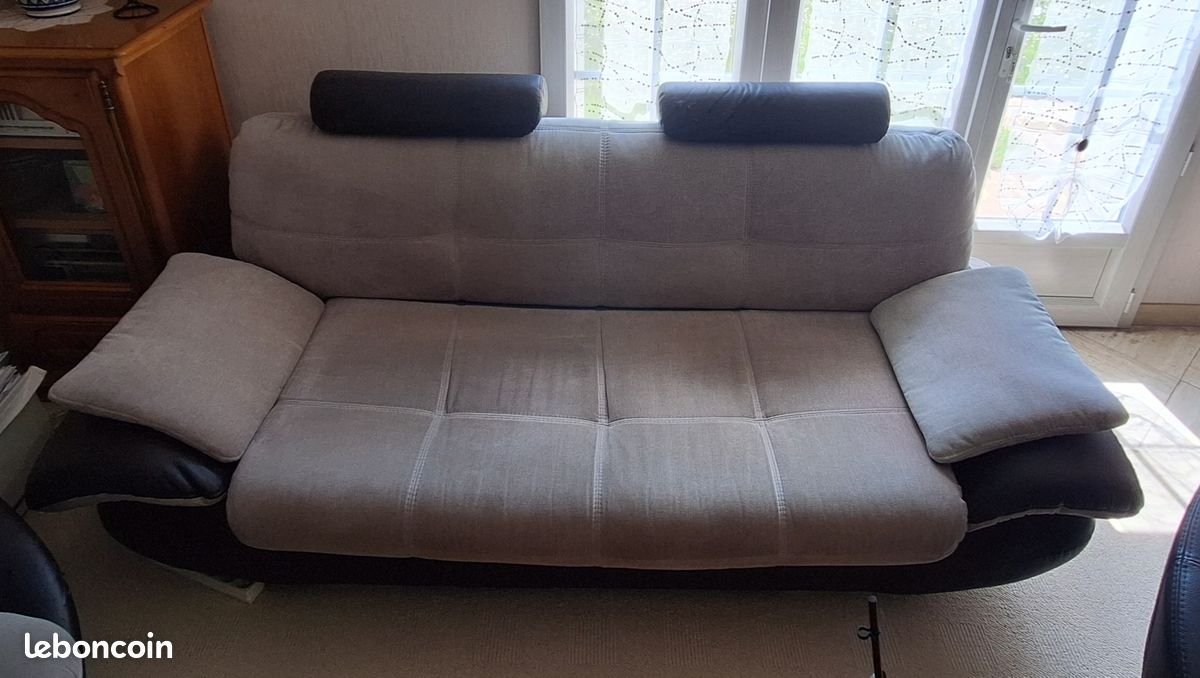 Vends ensemble canapé et 2 fauteuils (image 2)