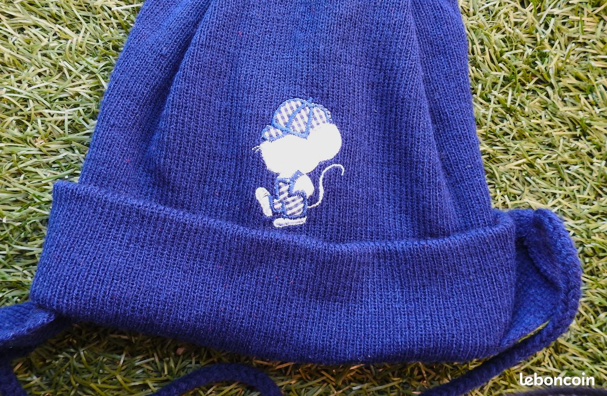 Bonnet (cache oreilles) 2 ans SOURIS (image 2)