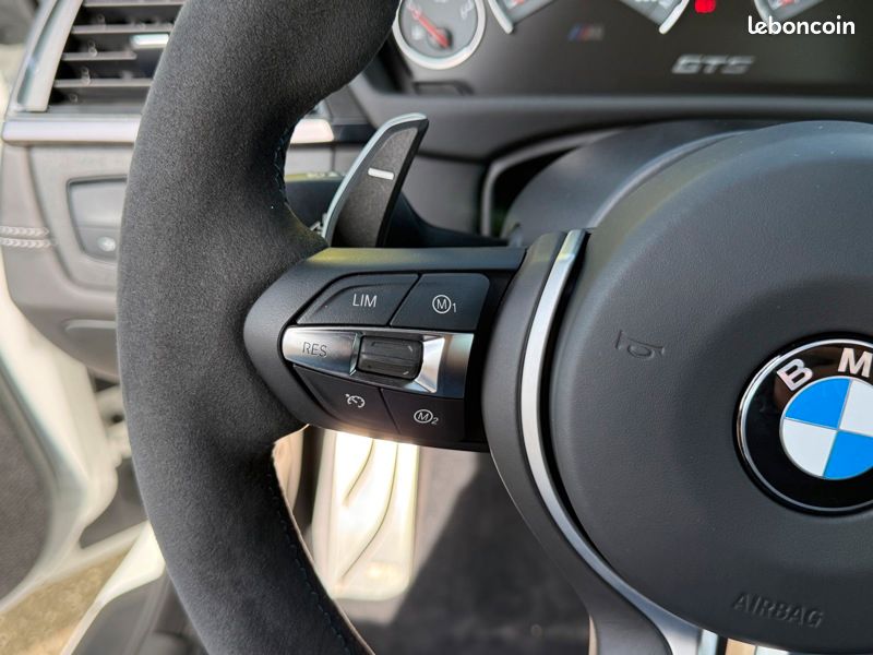 BMW M4 Coupé Série GTS 3.0 500 GPS Radar 1ère main Carbone Régul Clim (image 21)