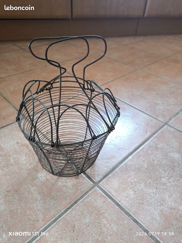 Panier salade ancien (1950) (image 2)