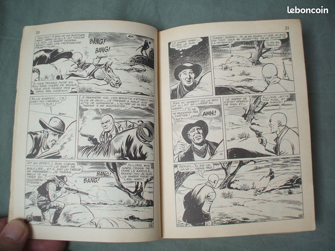 à saisir........RARE bd petit format de........" CARABINA SLIM "....n. 2.........éditions MON JOURNAL.....( RODEO..JIM CANADA...NEVADA...MISTER NO... Etc..)..... (image 4)