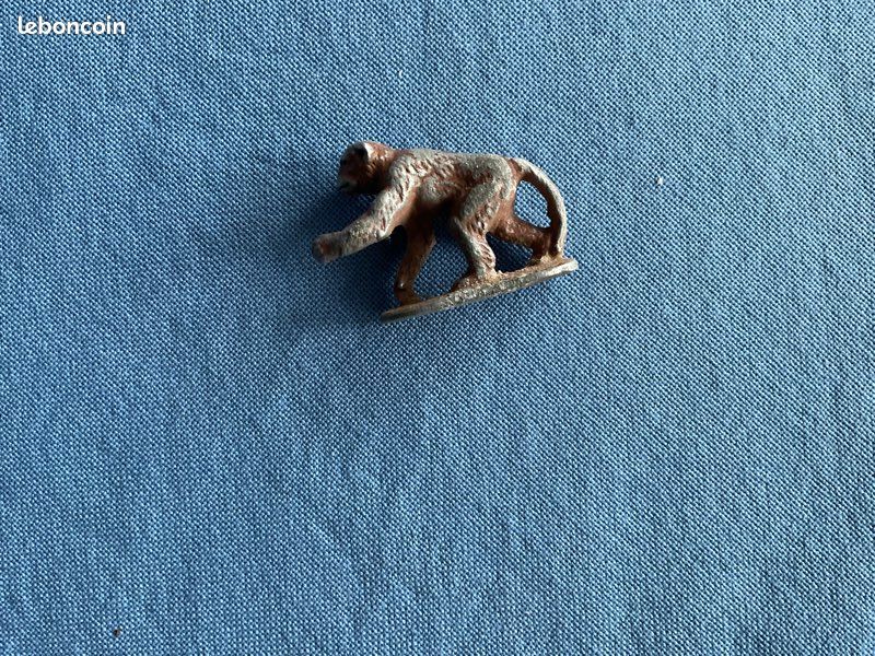 Figurine Ancienne Quiralu Zoo Cirque éléphant Biscuit Peint - Occasion Animaux