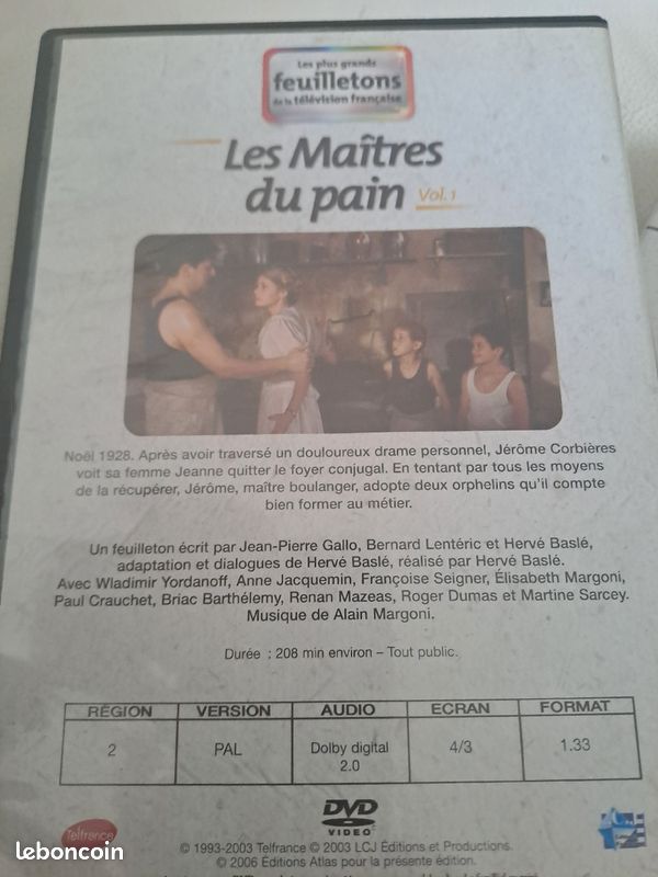 Les maîtres du pain dvd (image 2)
