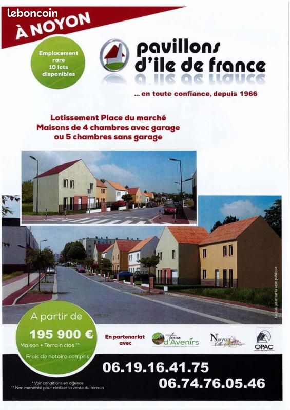 Terrain 255 m² Noyon · 30 000 €