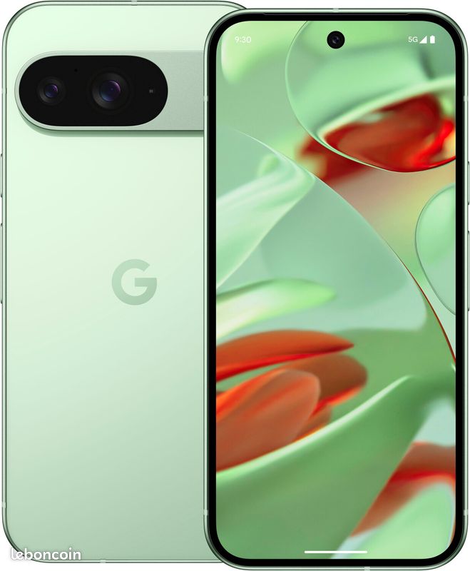 Google Pixel 9 128Go Vert TÉLÉPHONE ANDROÏDE.DÉBLOQUER OPÉRATEUR (image 1)