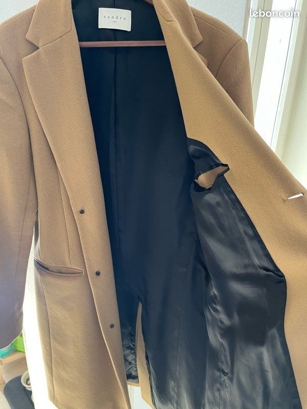 Manteau beige Sandro Vêtements