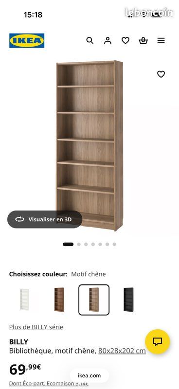 Bibliothèque Billy (image 1)