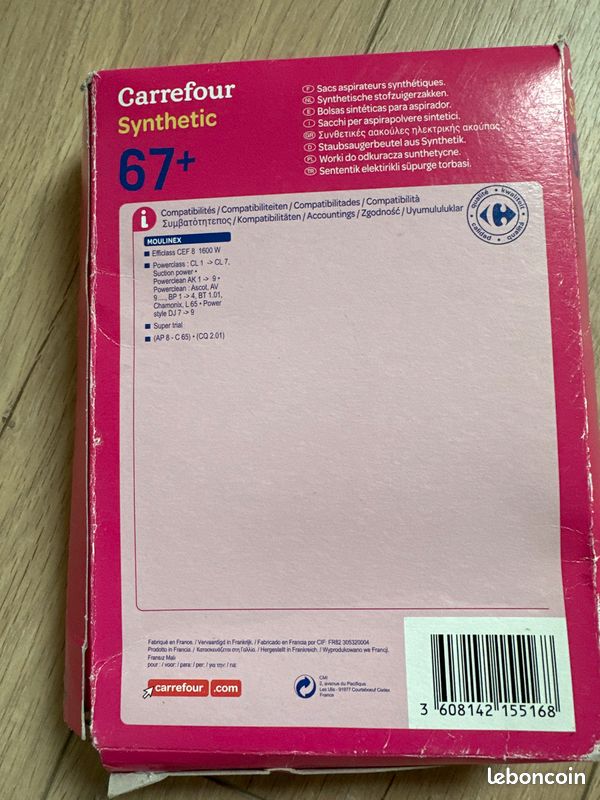 Sac aspirateur Moulinex (image 2)