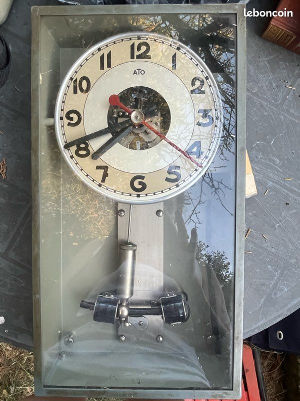 Horloge Murale Homme Et Marine Créative Art Déco Nautique Bateau Boussole Retro Vintage Record