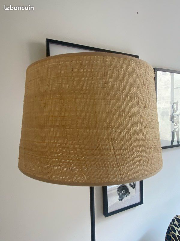 Lampadaire tripode vintage métal années 60 (image 5)