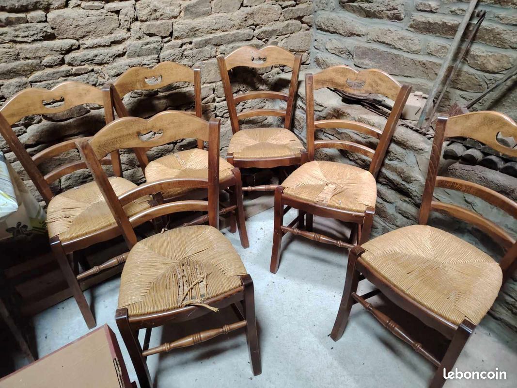 Lot 6 chaises (image 1)