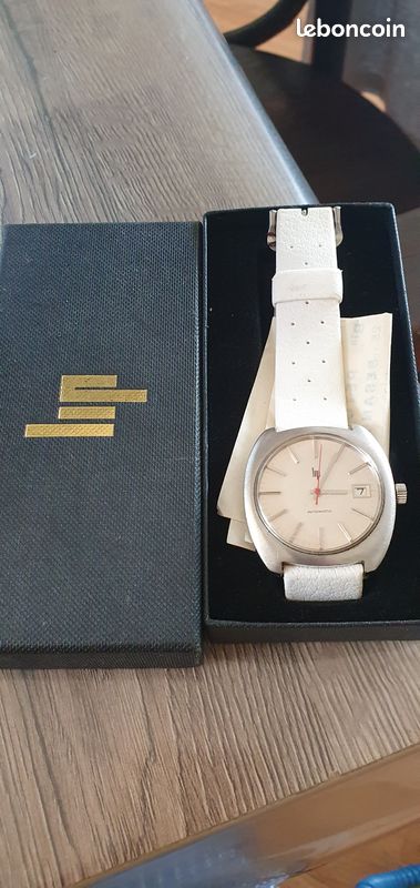 Boîtier Acier Chromé Vintage Pour Montre LIP - Années 1970 - Pièce Rétro