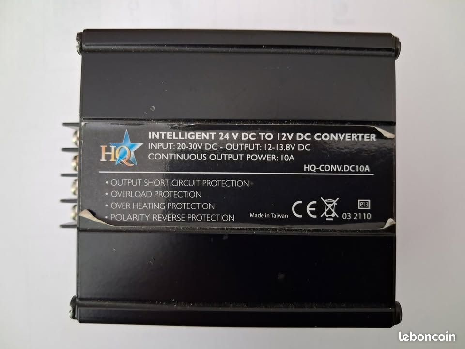 Convertisseur HQ-CONV.DC10A 24V vers 12V (image 2)