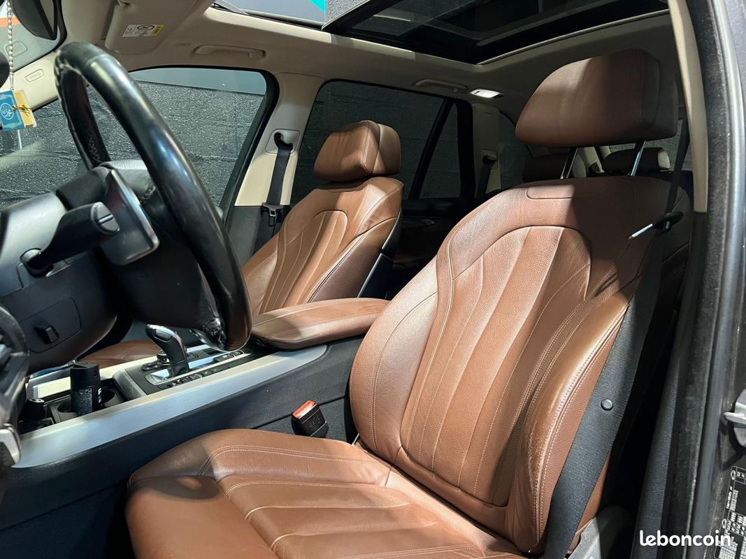 BMW X5 Exclusive - sDrive 25d -7pl F15 - TO - SUIVI - H/K - CAM 360° - HUD - SIEGES CHAUFFAN (image 8)