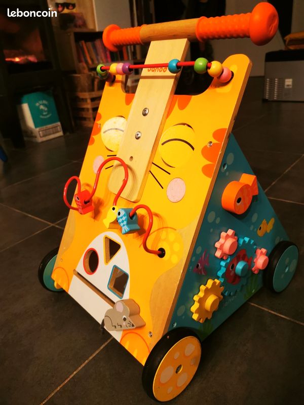 Trotteur/Chariot multi-activités chat Marque Janod Jeux Jouets