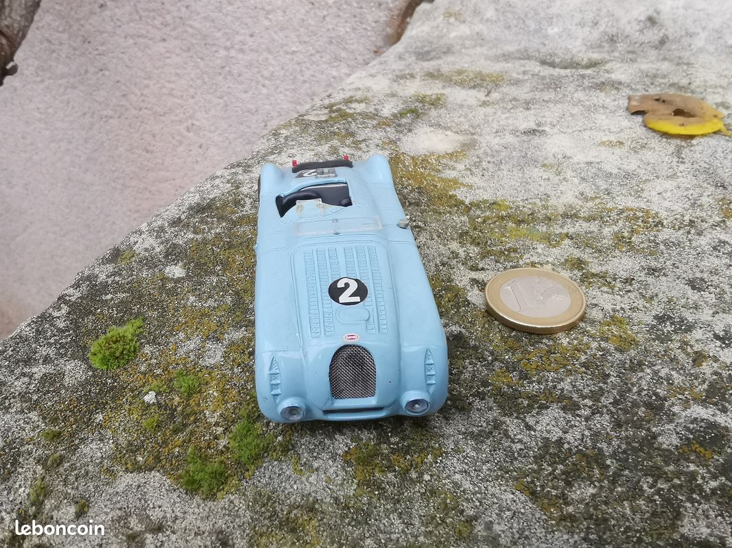 Bugatti 57 S Tank bleue 24H Le Mans 1937 1/43 eme (image 3)