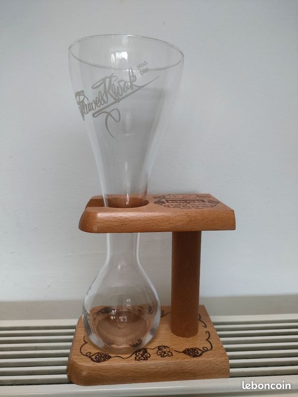 Verre de collection kwak avec son support (image 1)