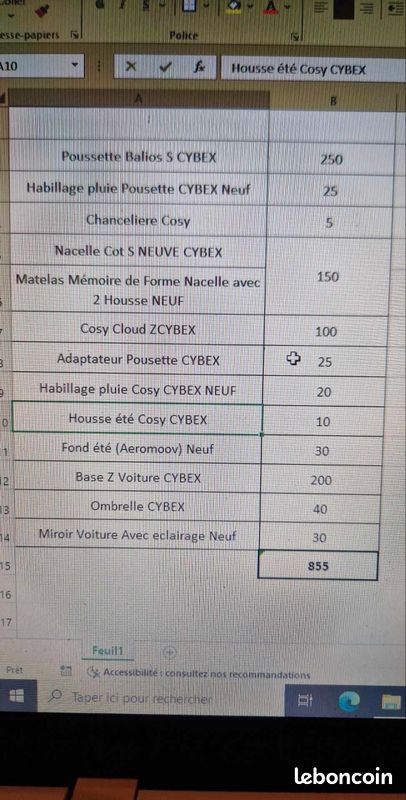 Lot cybex (image 2)