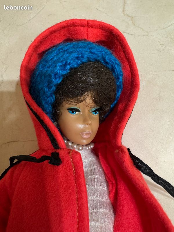 15⚜️ Ancienne Poupée Barbie Midge + Valise Japan Made In France Mattel 1962 388463