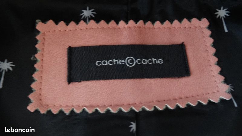Veste cuir rose (image 6)