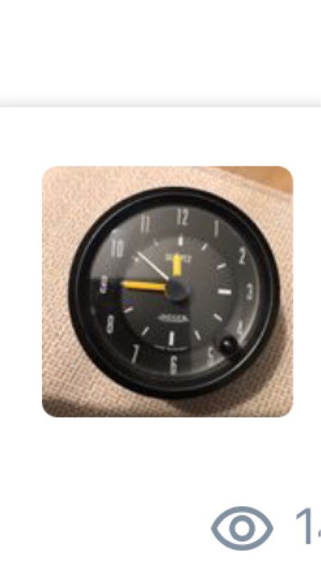 Montre horloge Jaeger pour tableau de bord voiture - Équipement auto