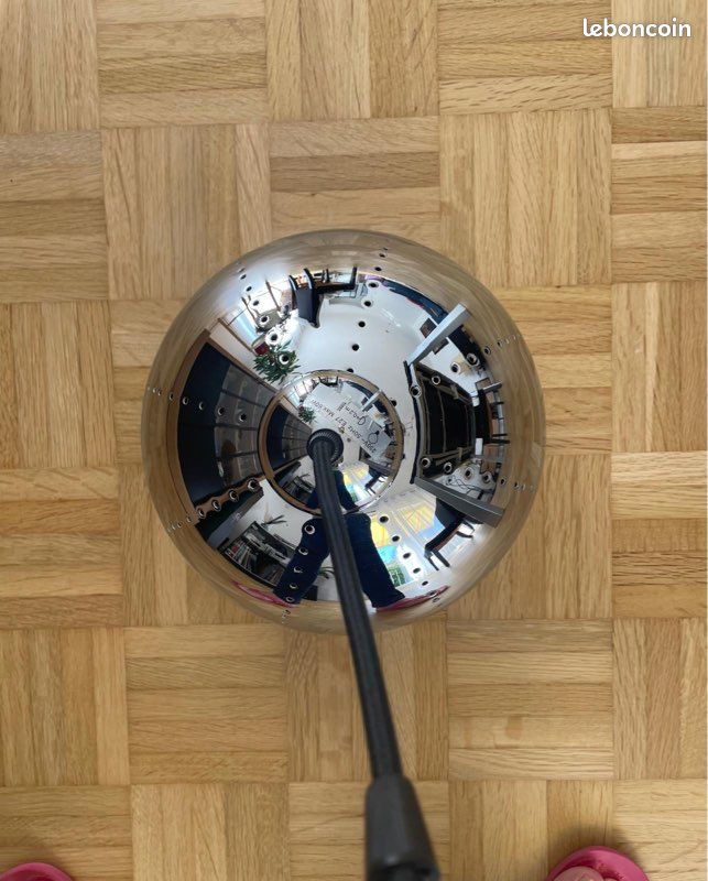 Luminaire 2 suspensions chromées (image 5)