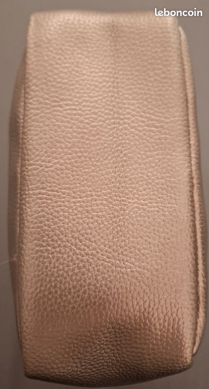 Pochette rectangulaire similicuir cuir bronze format 9 × 12 x 17cm (image 3)