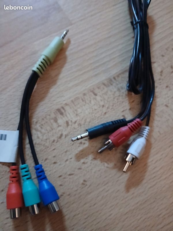Cable cordon audio vidéo rca (image 1)