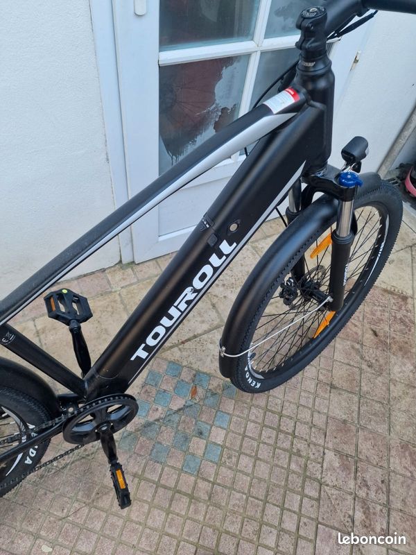 Vélo Électrique touroll j1 stvelo électrique 
Vélo Électrique, 27.5" vélo électrique Adulte, Vélo de Trekking avec Moteur 250 W, Batterie 15.6AH, Autonomie 100 km, E-Bike, vélo électrique Urbain (image 3)