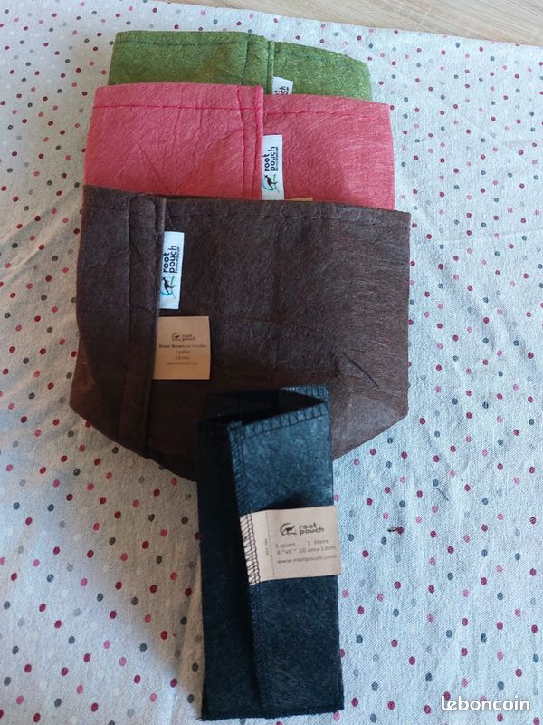 Lot de pot pour plantes en géotextile (image 8)