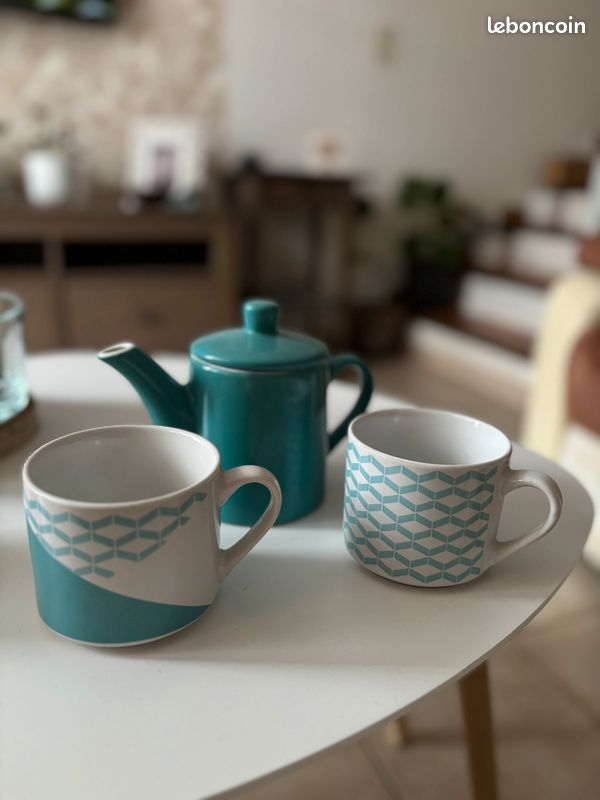 Théière + tasses (image 2)