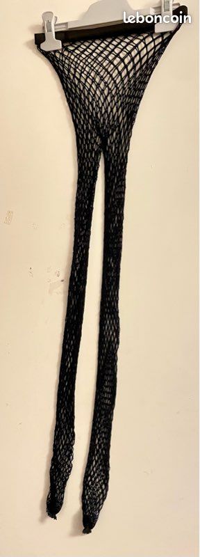 Lot De 4 Paires Bas Résille Grande Taille Femme - Collants Extensibles Taille Haute - 4 Styles Maille Noire - L Grande
