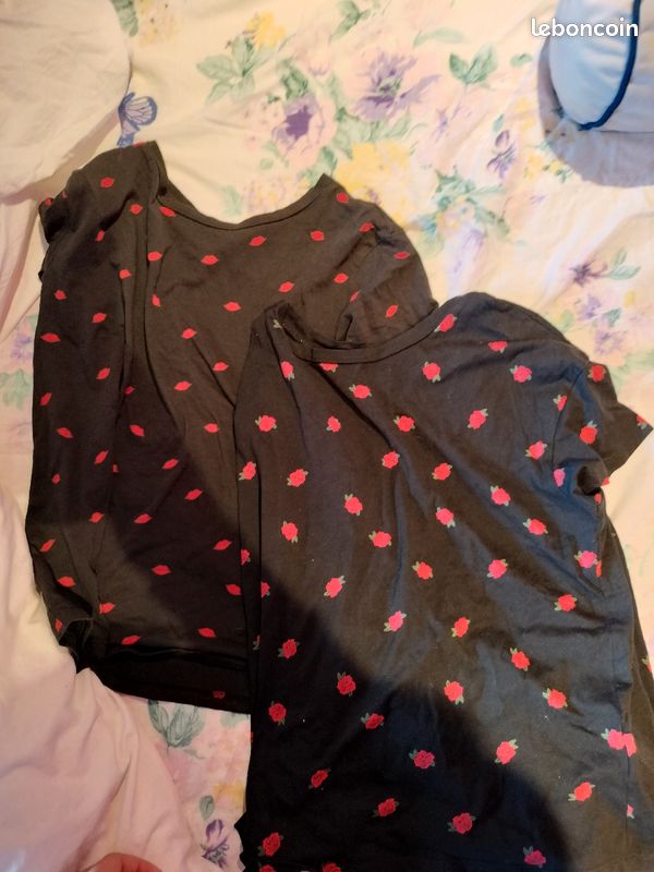 2 t-shirts noir (image 5)