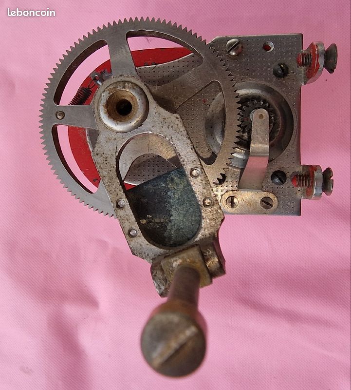 Magnéto manuelle de laboratoire, générateur très haute tension type Ruhmkorff (image 1)