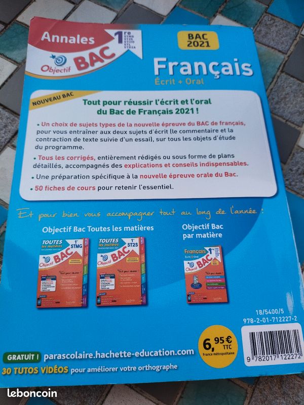Livre pour bac de français techno (image 2)