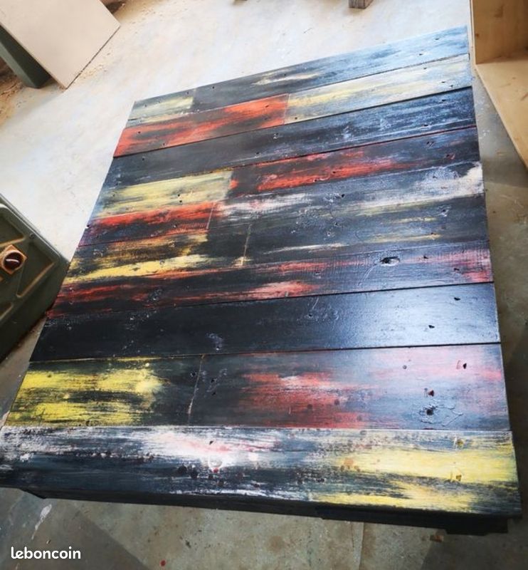 Grande table basse fait main (image 3)