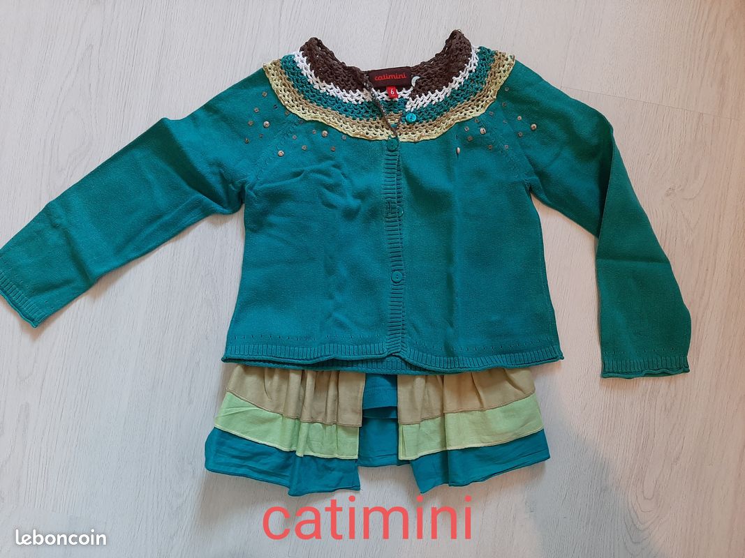 Gilet et débardeur catimini 6 ans (elsa14) (image 2)