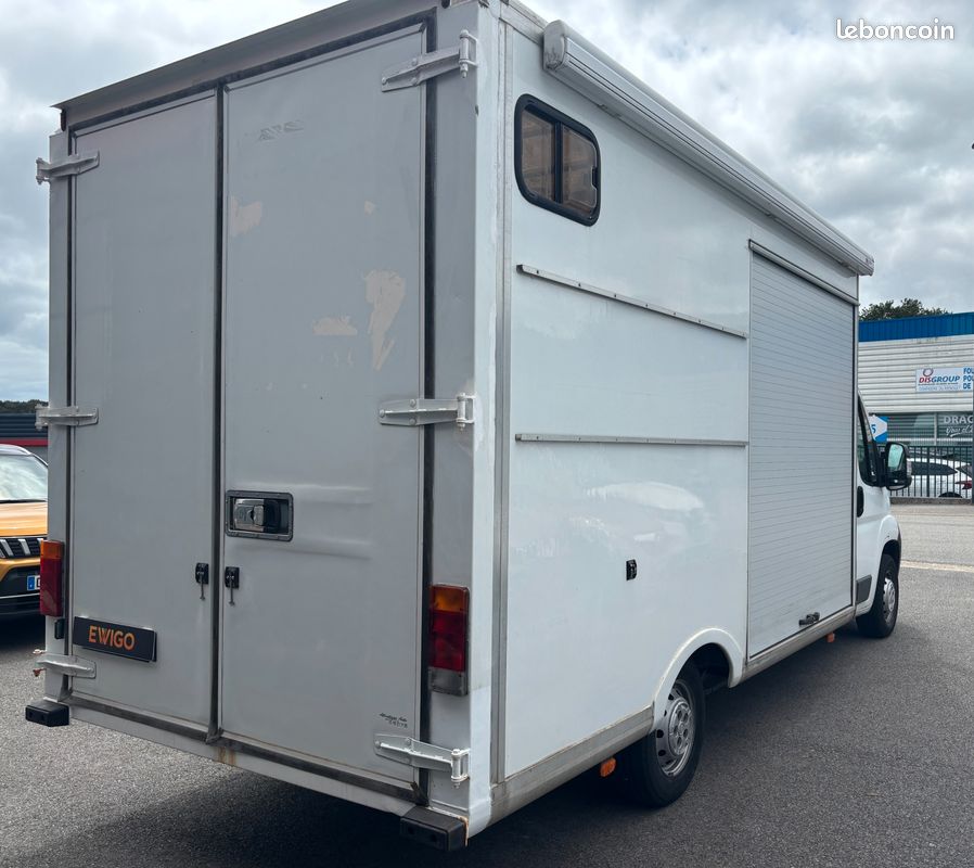 FIAT DUCATO VU Camion de Marché - FOURGON MAXI 2.3 120 XLH2 20m³ - DISTRIBUTION FAIT - STORE & RIDEAU - CLIM (image 11)