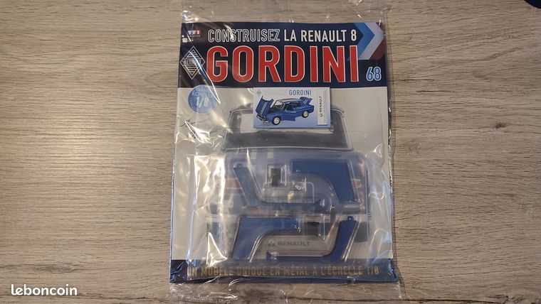 Fascicule N°60 – Renault R8 Gordini 1/8 – Collection Eaglemoss D61