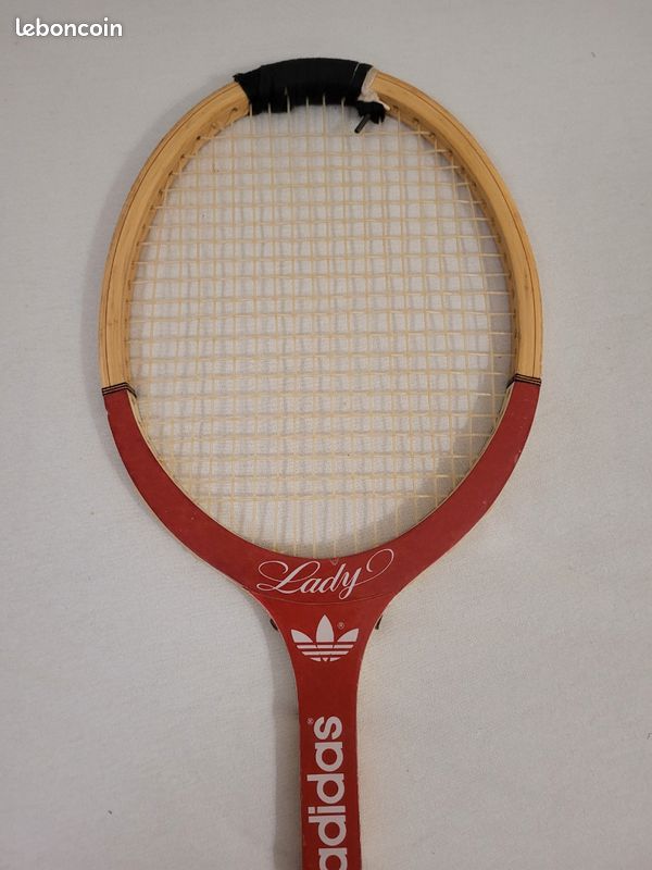 Raquette De Tennis Vintage Wilson Lady Advantage - Bois Avec Couvre-chef - Taille De Poignée 4 1/4 L