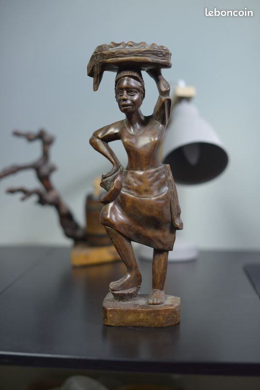 Statuette Africaine bois (image 1)