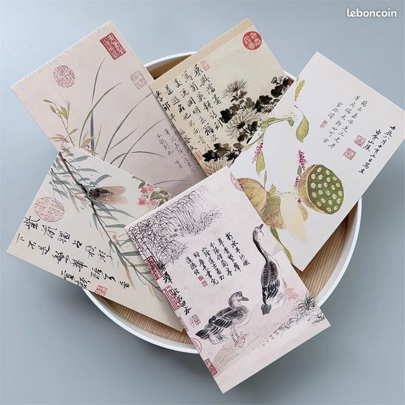 Lot 30 cartes postales, style peinture chinoise (image 5)