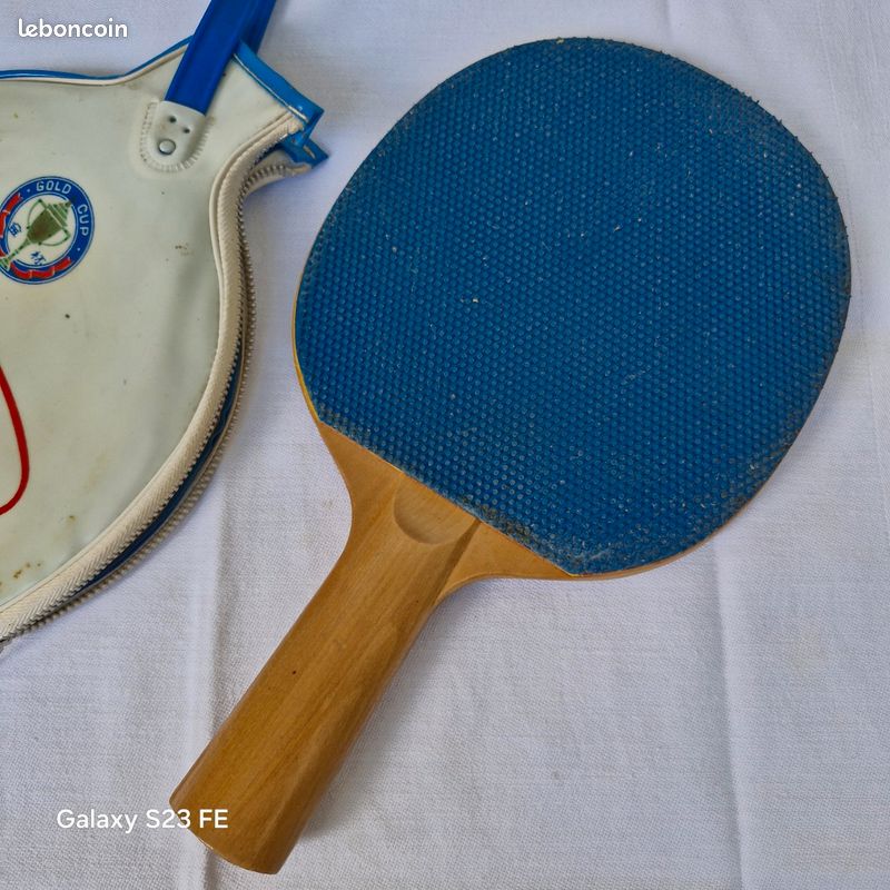 Raquette De Ping-pong Vintage ALFA – Fabriquée En Autriche, Années 50/60, Occasion