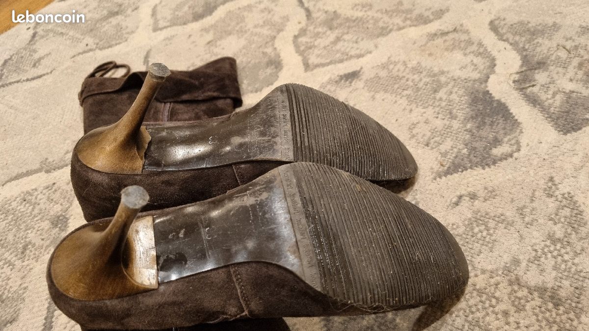 Bottes talon en daim (image 4)