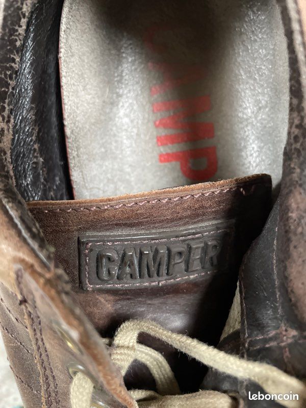 Chaussures de ville en cuir marron Camper (image 4)