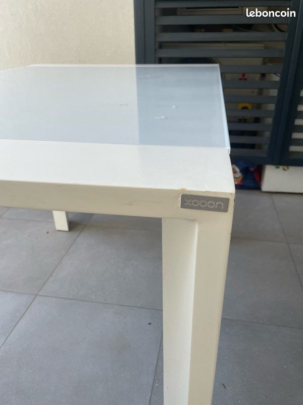 Table haute blanche Xoon (image 2)