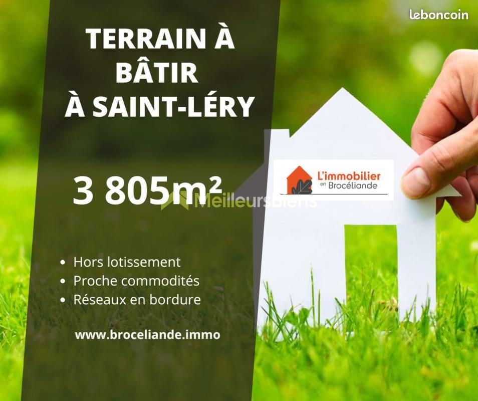 Terrain 3 805 m² Saint Lery · à Saint-Léry · 72 850 €